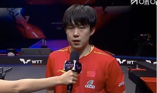 王楚钦：非常开心获得冠军，惊讶在美国还能遇见这么多球迷