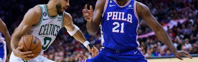 百家乐规则-恩比德：不被包夹能场均50分 塔图姆拥有超级球队